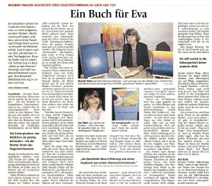 'Ein Buch für Eva' im Freisinger Tagblatt 2.4.2015